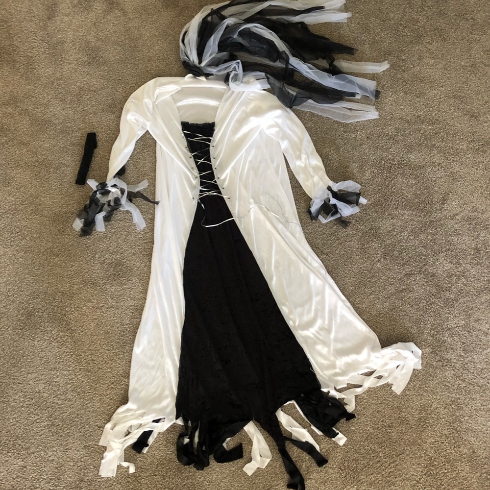 Skeleton Bride Costume | Adult Small/Medium